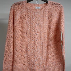 St John's Bay 100% Acrylic Sweet Coral Marl Sweater